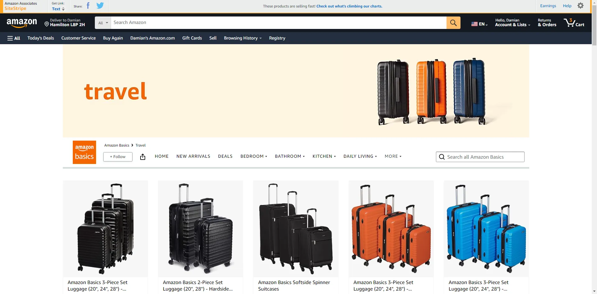 Amazon Basics Travel